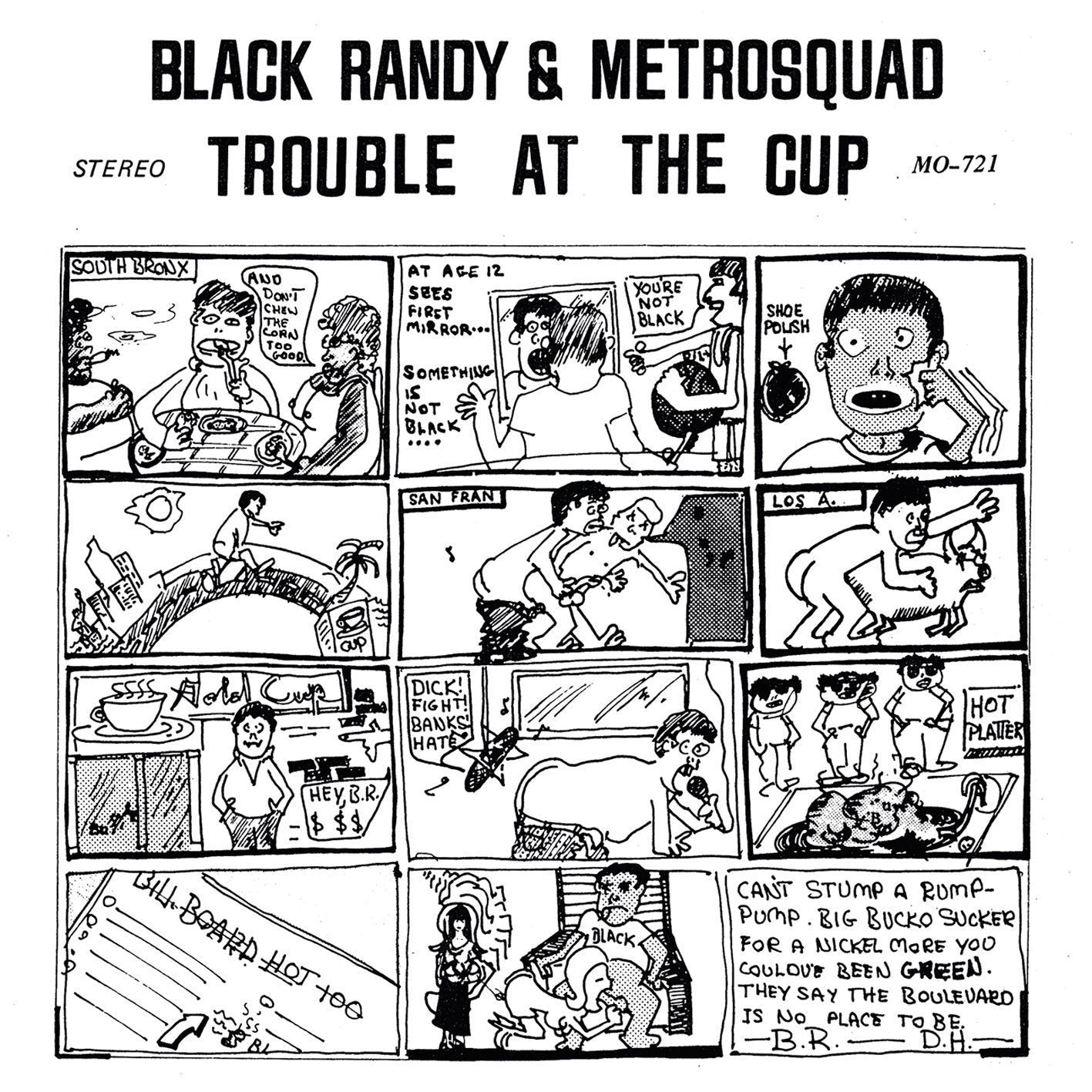 BLACK RANDY AND THE METROSQUAD – Trouble At The Cup 7"