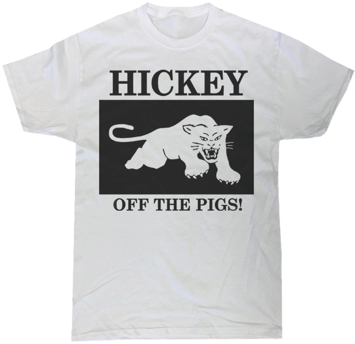 HICKEY - Off the pigs (white) SHIRT