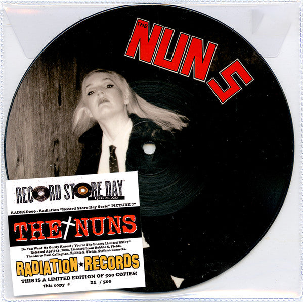 NUNS, THE – Do You Want Me On My Knees? picture disc 7"
