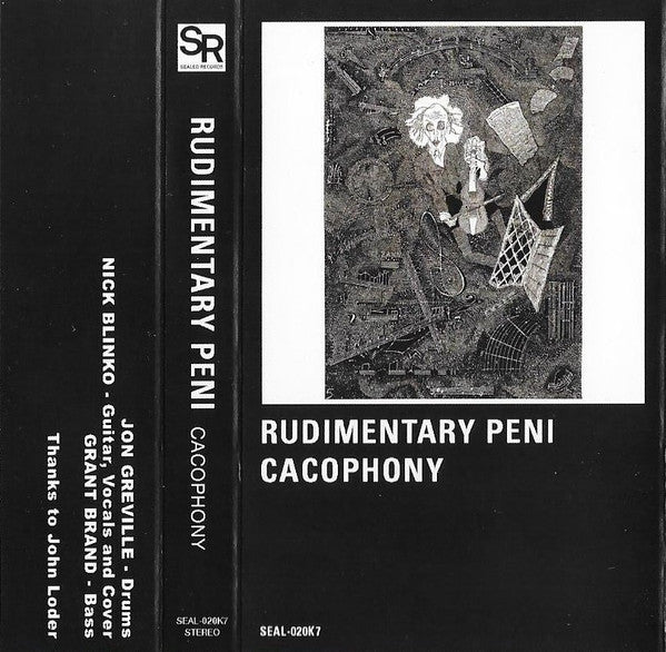RUDIMENTARY PENI – CACOPHONY CASSETTE TAPE