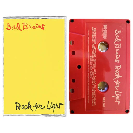 BAD BRAINS – ROCK FOR LIGHT CASSETTE