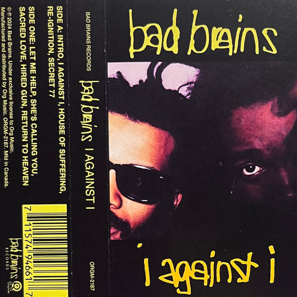BAD BRAINS – I AGAINST I CASSETTE
