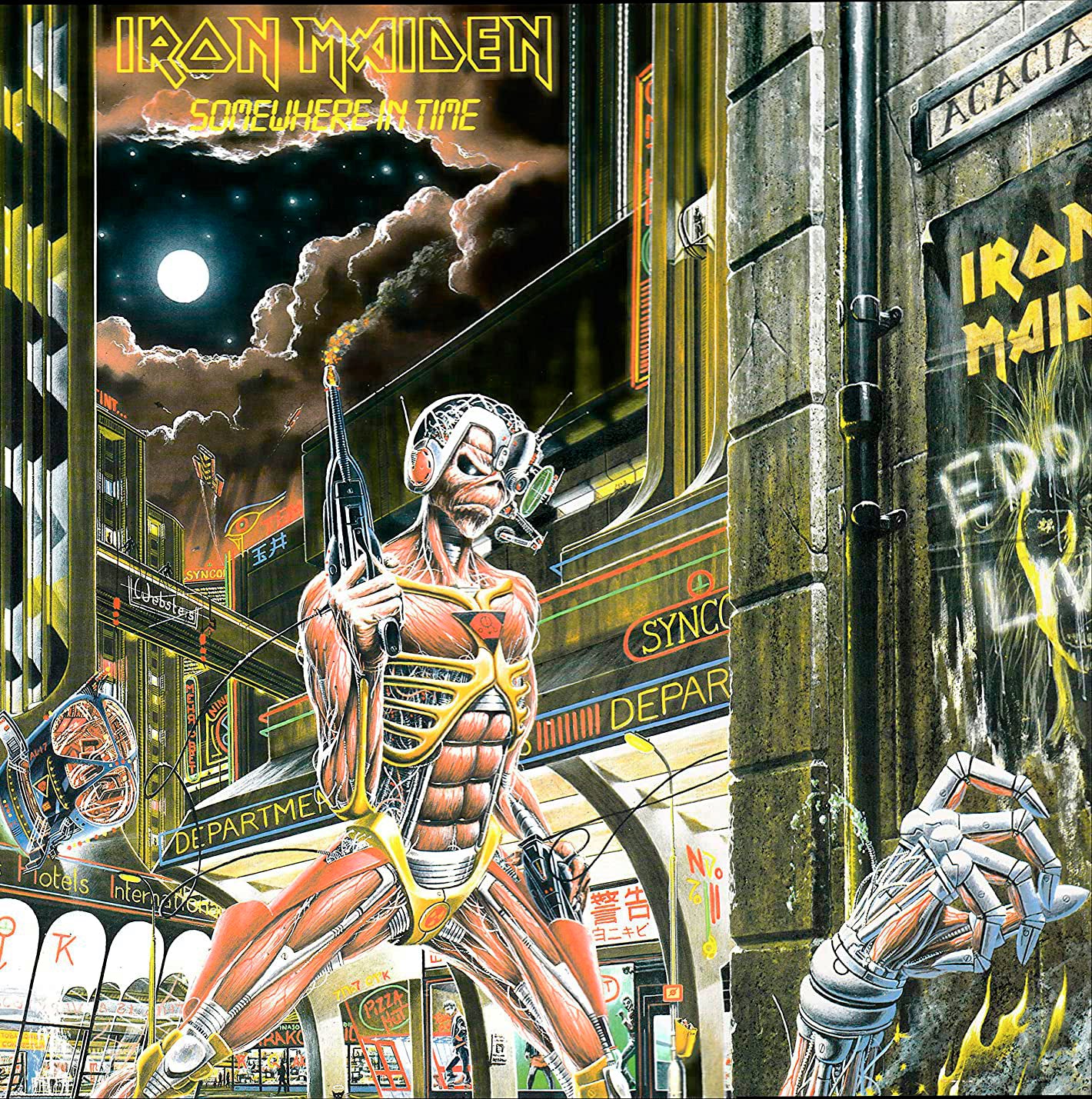 Deals Iron Maiden Somewhere in Time vintage album